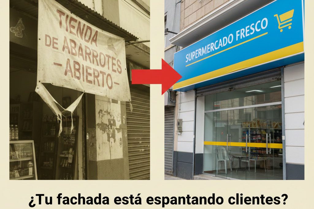 ¿Tu fachada está espantando clientes? La importancia de renovar tu publicidad exterior